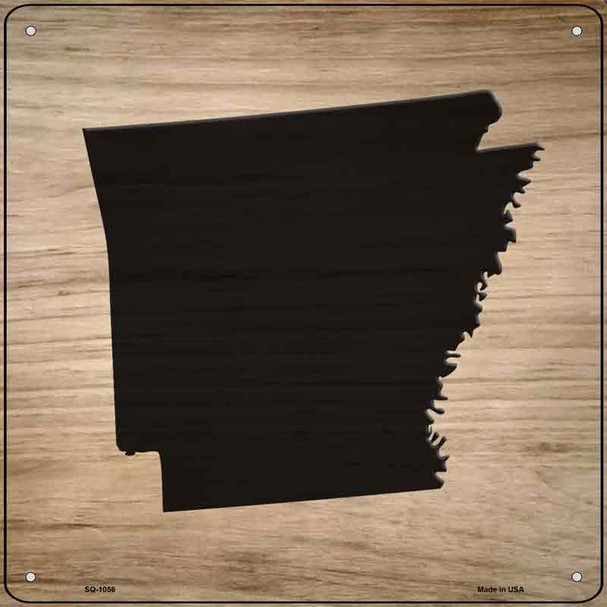 Arkansas Shape Letter Tile Wholesale Novelty Metal Square Sign