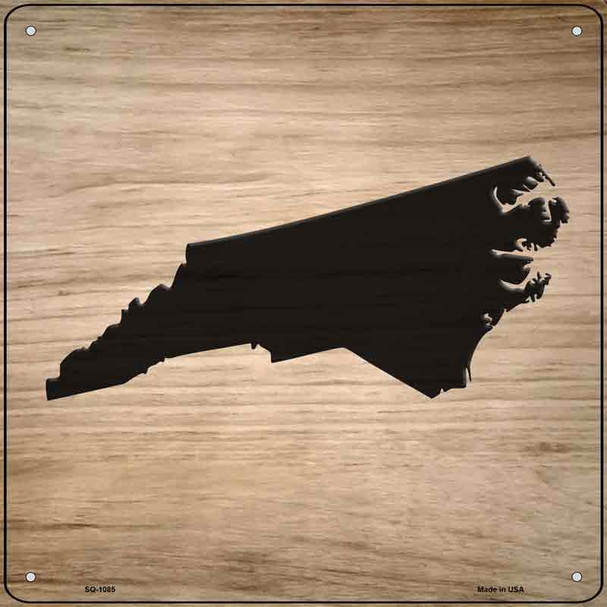 North Carolina Shape Letter Tile Wholesale Novelty Metal Square Sign