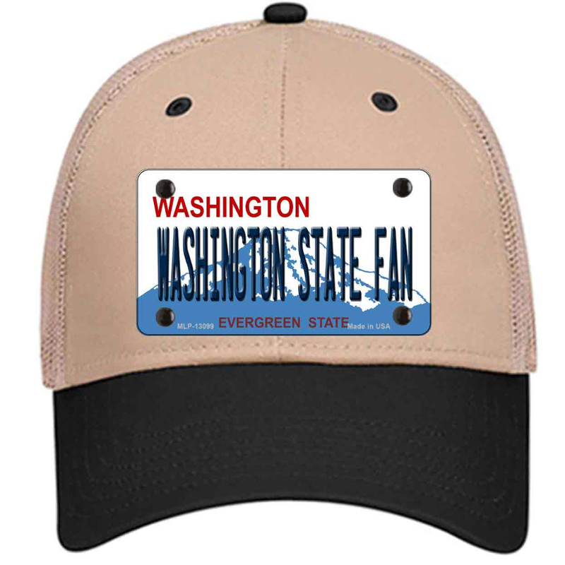 Washington State Fan Wholesale Novelty License Plate Hat