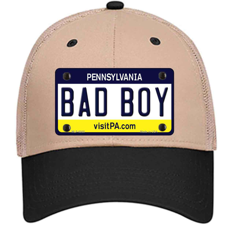 Bad Boy Pennsylvania State Wholesale Novelty License Plate Hat