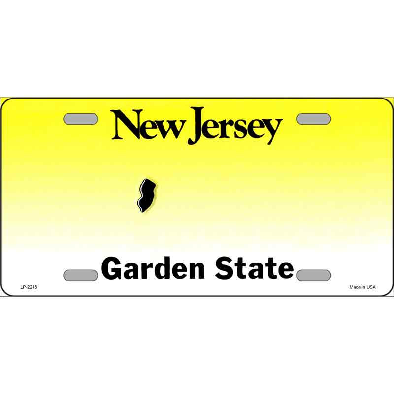 Metal New York License Plate Key Chain