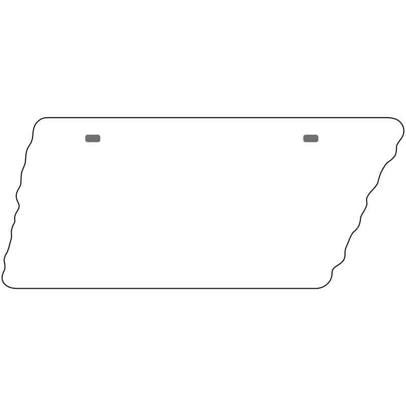 Free printable license plate template