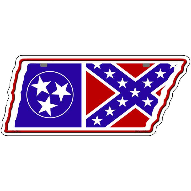 Tennessee Flag Three Star Stencil