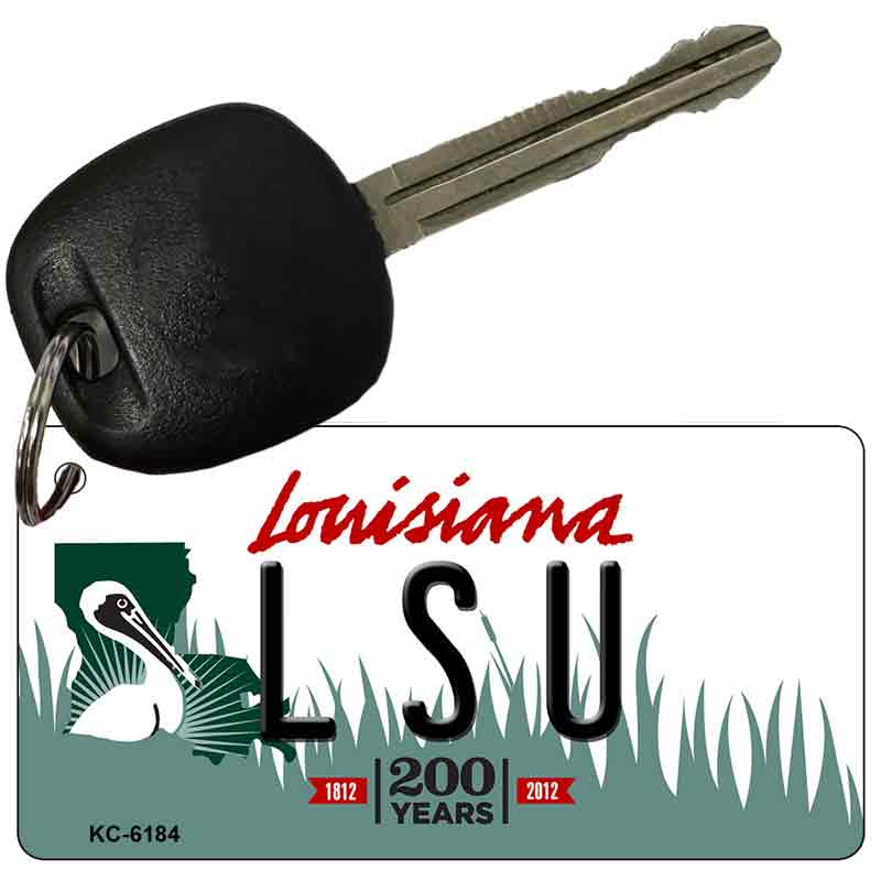 Baton Rouge Louisiana State License Plate Novelty Wholesale Key Chain
