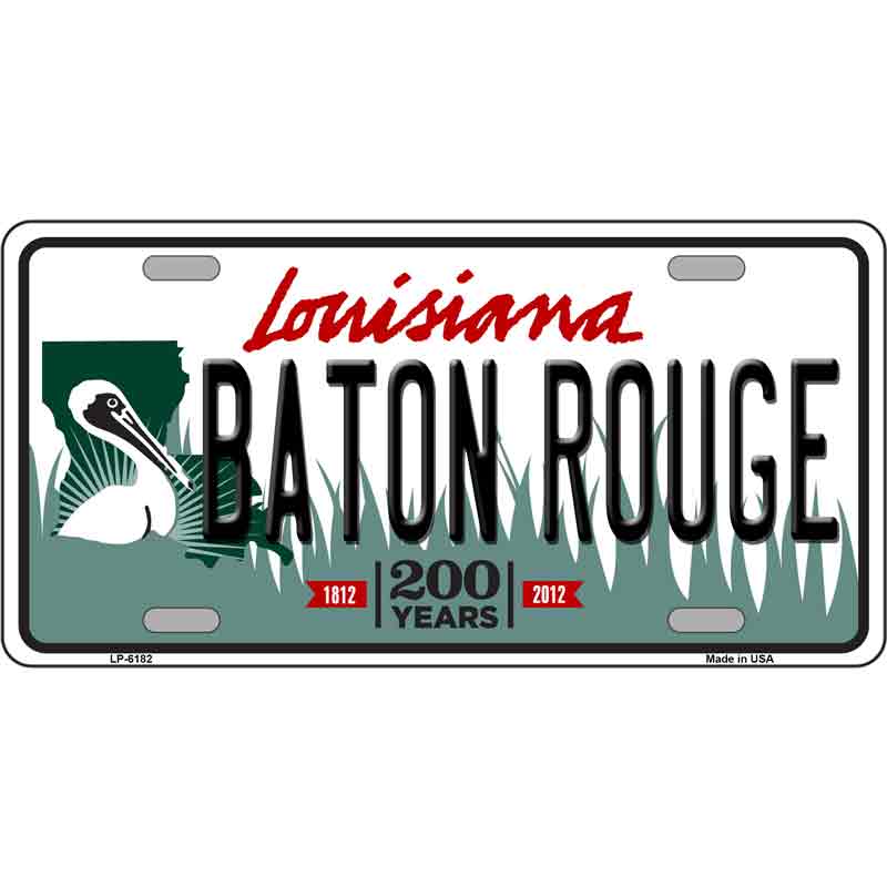 Baton Rouge Louisiana State License Plate Novelty Wholesale Key Chain