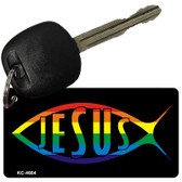 Jesus Fish Rainbow Design Wholesale Novelty Key Chain