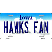 Hawks Fan Wholesale Novelty Metal License Plate Tag
