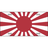 Rising Sun Japan Wholesale Novelty Metal License Plate Tag