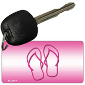 Pink Flip Flops Wholesale Novelty Key Chain