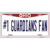 Number 1 Guardians Fan Ohio Wholesale Novelty Metal License Plate Tag