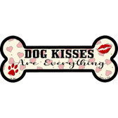 Dog Kisses Wholesale Novelty Metal Bone Magnet