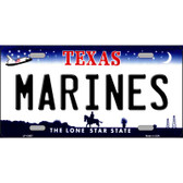 Texas Marines Wholesale Novelty Metal License Plate Tag