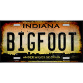 Bigfoot Indiana Wholesale Novelty Metal License Plate Tag