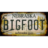 Bigfoot Nebraska Wholesale Novelty Metal License Plate Tag