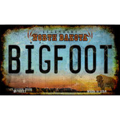 Bigfoot North Dakota Wholesale Novelty Metal Magnet