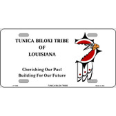 Tunica Biloxi Flag Wholesale Metal Novelty License Plate