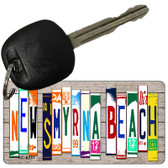 New Smyrna Beach Plate Art Wholesale Novelty Metal Key Chain