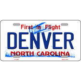 Denver North Carolina Wholesale Novelty Metal License Plate