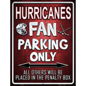 Hurricanes Wholesale Metal Novelty Parking Sign
