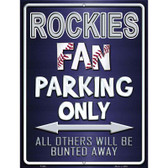 Rockies Wholesale Metal Novelty Parking Sign