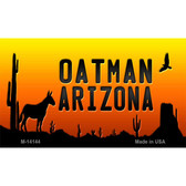 Oatman Arizona Scenic Background Wholesale Novelty Metal Magnet