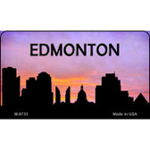Edmonton Silhouette Wholesale Novelty Metal Magnet