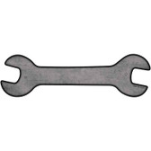 Gray Oil Rubbed Wholesale Novelty Metal Wrench Sign