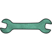 Mint Oil Rubbed Wholesale Novelty Metal Wrench Sign