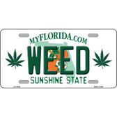 Weed Florida Wholesale Novelty Metal License Plate