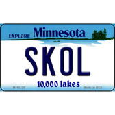 Skol Minnesota Wholesale Novelty Metal Magnet