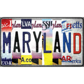 Maryland Strip Art Wholesale Novelty Metal Magnet