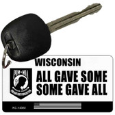 Wisconsin POW MIA Some Gave All Wholesale Novelty Metal Key Chain