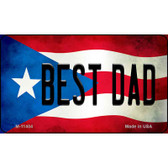 Best Dad Puerto Rico State Flag Wholesale Magnet M-11404