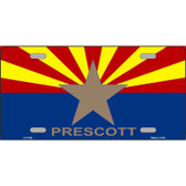 Prescott Arizona State Flag Wholesale Metal Novelty License Plate