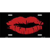 Full Red Lips Wholesale Metal Novelty License Plate