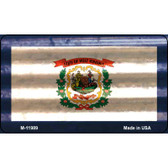West Virginia Corrugated Flag Wholesale Novelty Magnet M-11989