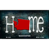 Washington Home State Outline Wholesale Novelty Magnet M-12038