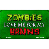 Zombies Love Me Wholesale Metal Novelty Magnet M-8805