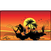 Sunset Surfer Wholesale Metal Novelty Magnet M-2397