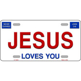 Jesus Loves You Wholesale Novelty Metal License Plate