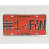 Cleveland Browns Fan Wholesale Metal Novelty License Plate