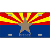 Bisbee Arizona Flag Wholesale Novelty Metal License Plate