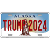 Trump 2024 Alaska Wholesale Novelty Metal License Plate