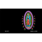 Virgin Mary Black Offset Wholesale Novelty Metal Magnet M-4187