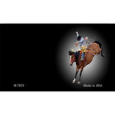 Buckin Bronco Offset Wholesale Novelty Metal Magnet M-7878