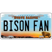 Bison Fan Wholesale Novelty Metal License Plate