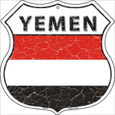Yemen Country Flag Highway Shield Wholesale Metal Sign