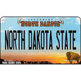 North Dakota State Wholesale Novelty Metal Magnet M-12951