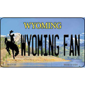 Wyoming Fan Wholesale Novelty Metal Magnet M-13126