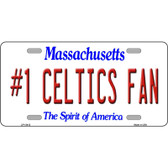 Number 1 Celtics Fan Wholesale Novelty Metal License Plate Tag